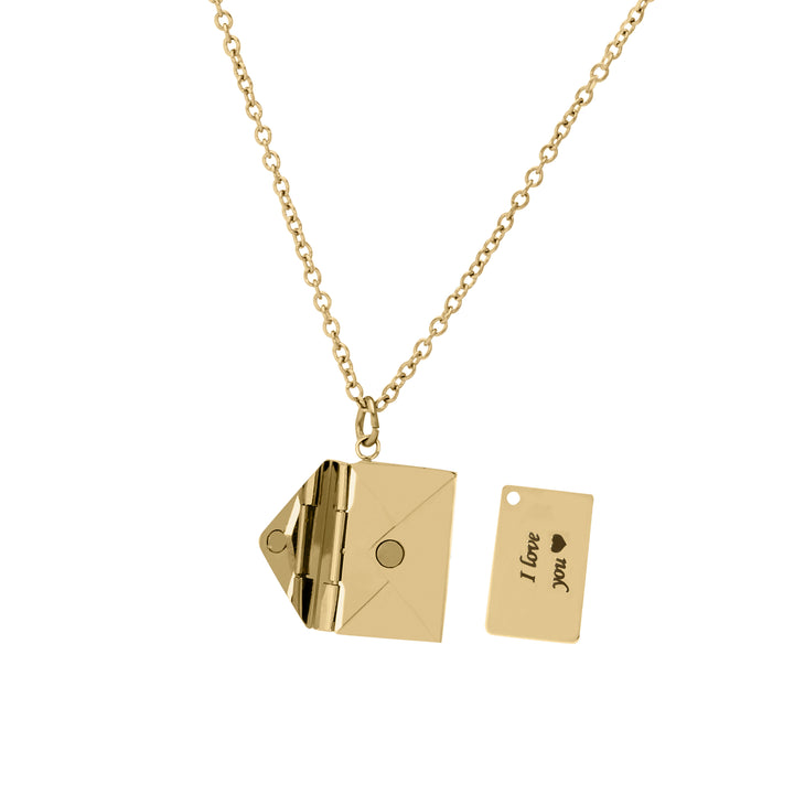 Ketting met gegraveerde letter