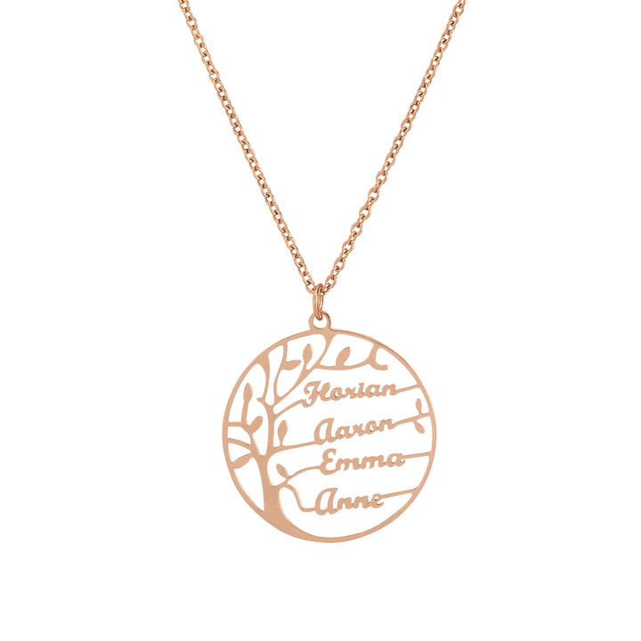 Levensboom ketting met naam