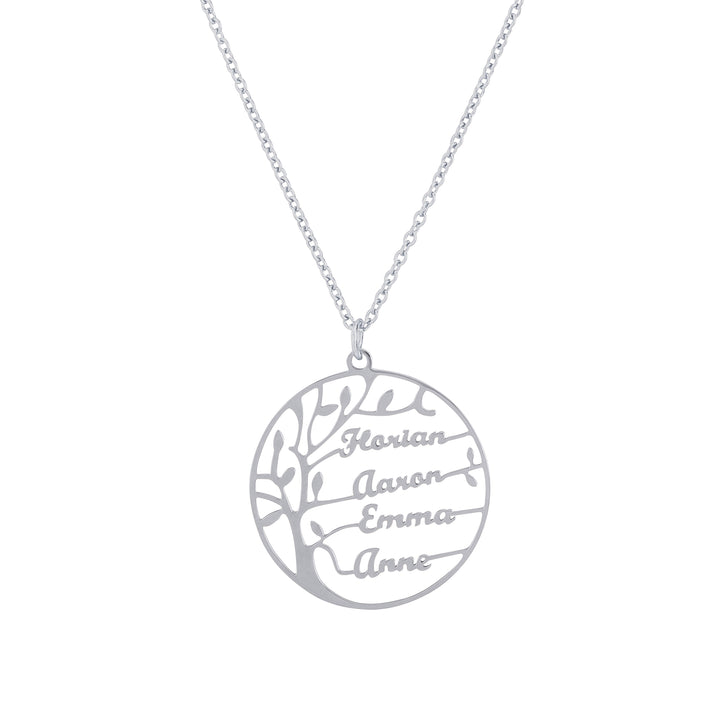 Levensboom ketting met naam