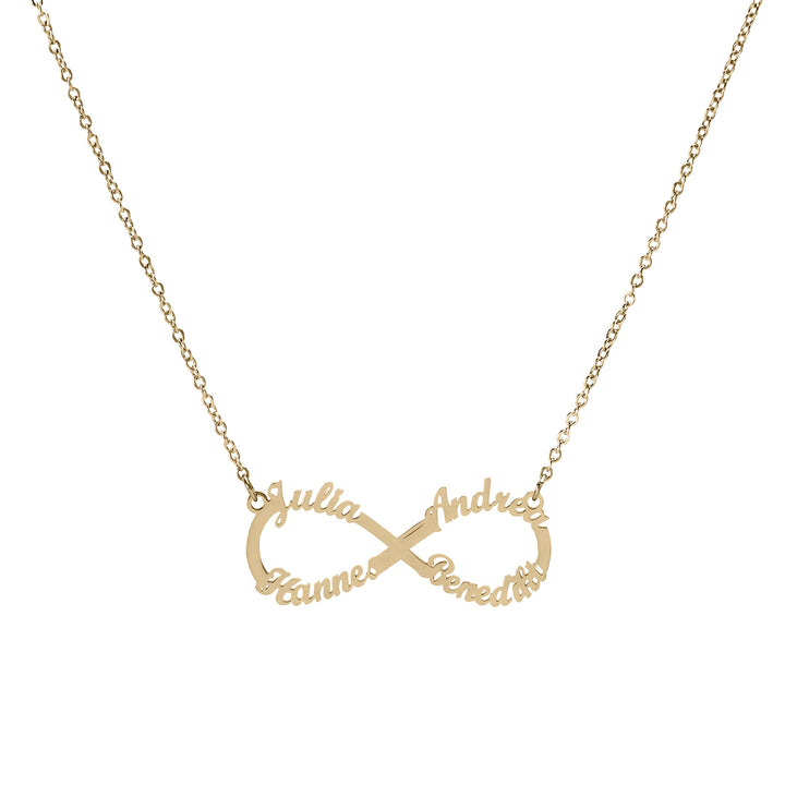 Infinity ketting met naam